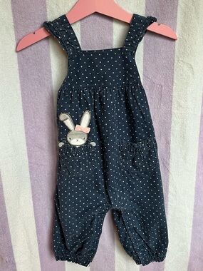 Gymboree Bunny Pocket Overalls